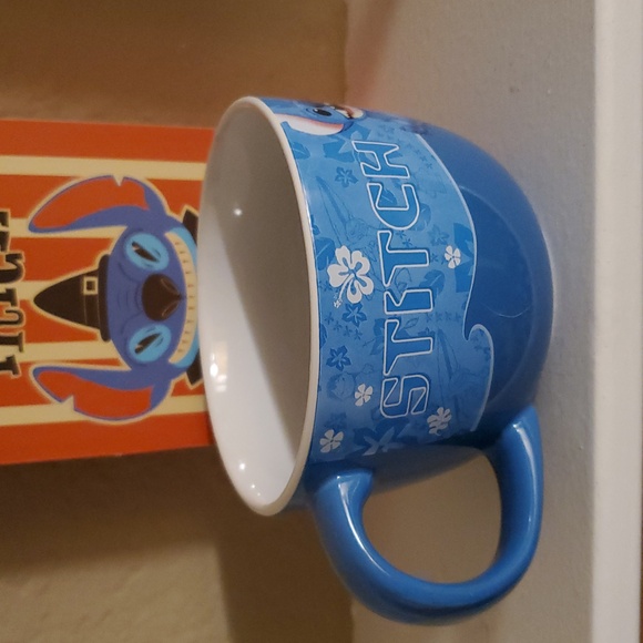 Blue Stitch Mug Large 5x4 NWT - Picture 3 of 7